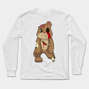 Bear Halloween Zombie Long Sleeve T-Shirt